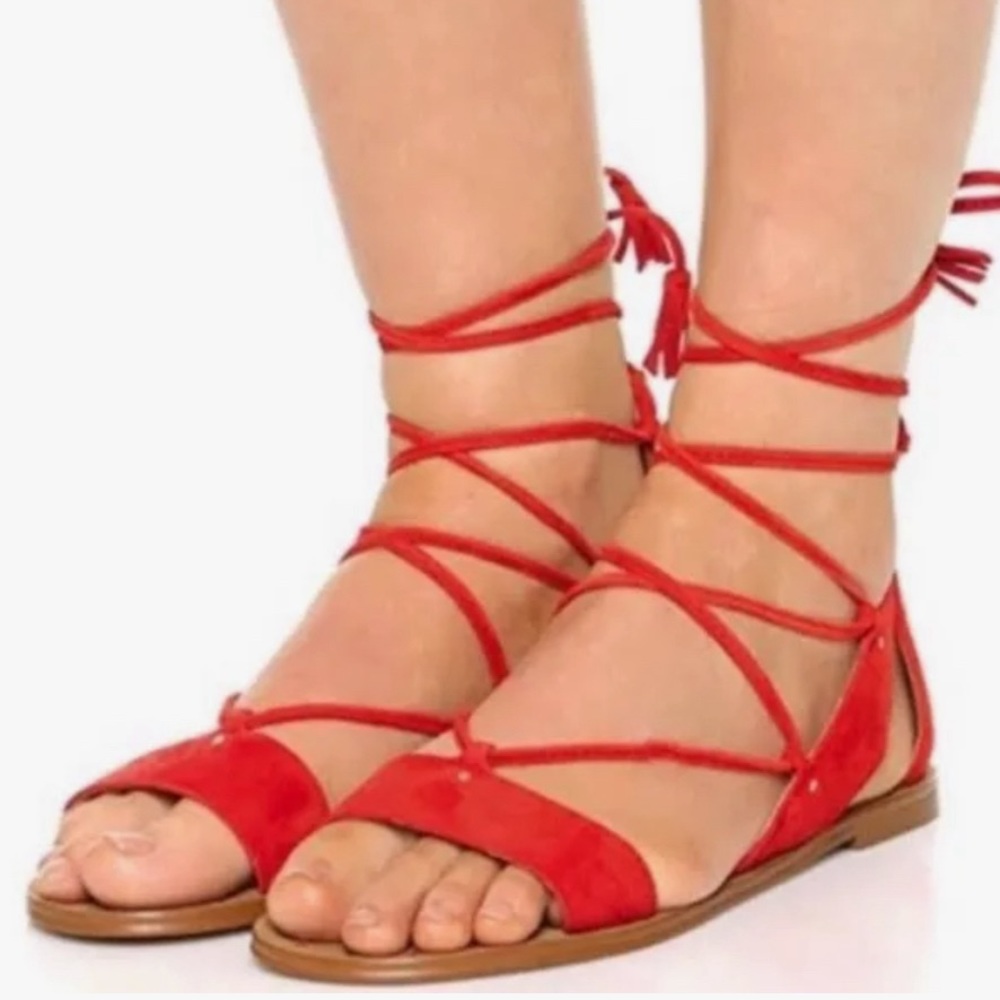 EUC Madewell Bridget Lace-Up Sandal - Picture 2 of 12
